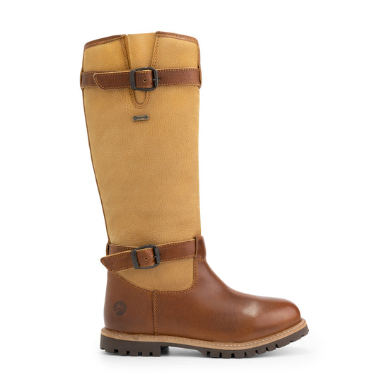 Greenland - Wool-lined high outdoor boots - Lady - Cognac R