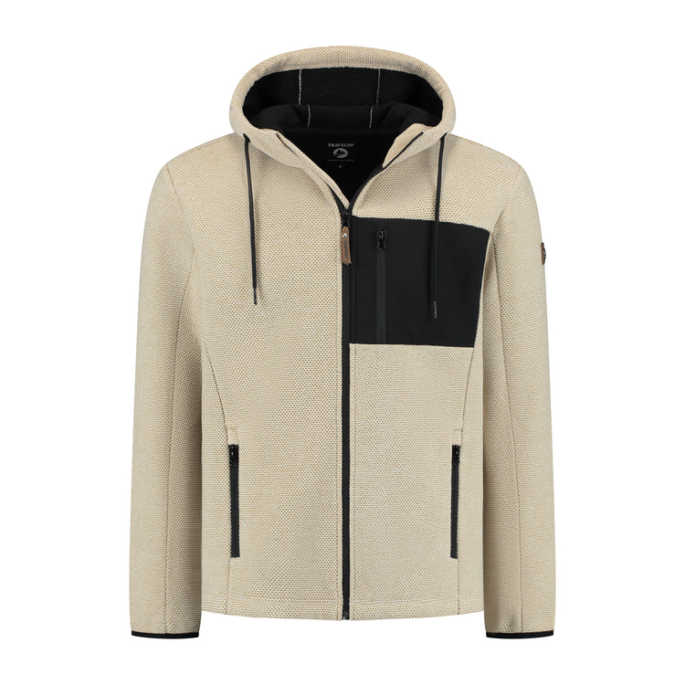 Lasse - Cardigan - Men - Taupe F