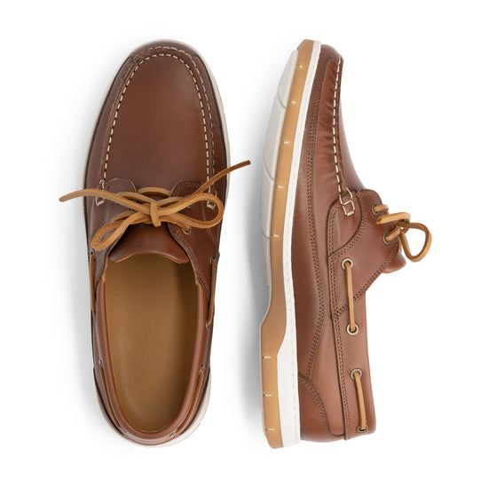 Seaton - Boat shoes - Men - Cognac UPD