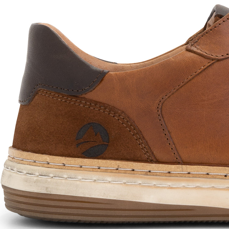 Rugby - Leather sneakers - Men - Cognac DFH