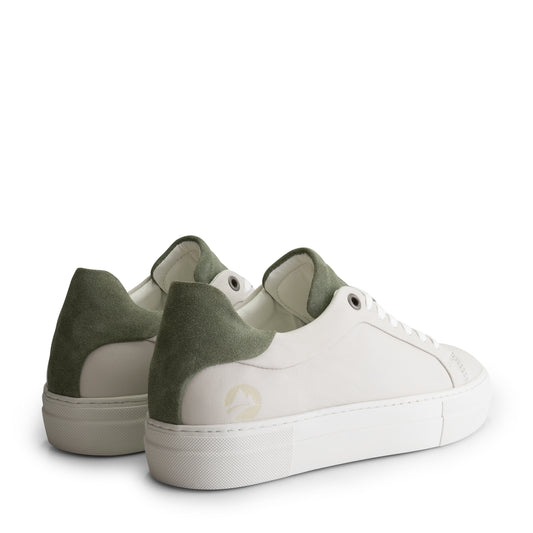 Santec - Leather sneakers - Lady - Green BD