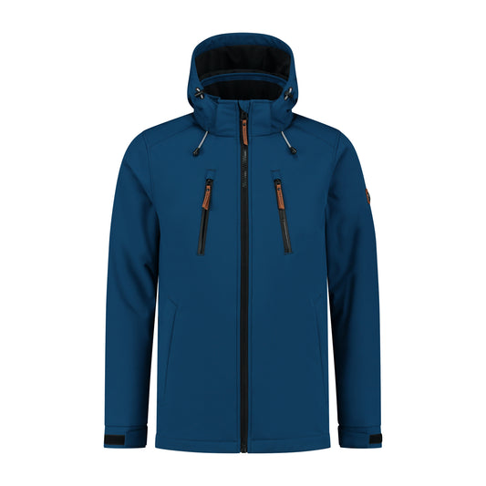 Soren - Softshell jacket - Men - Blue F