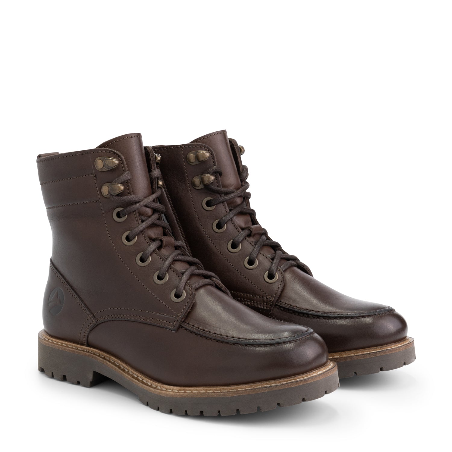 Haugesund - Wool-lined lace-up boots - Lady - Dark Brown FRD