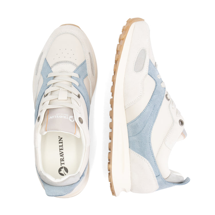 Arzon - Leather sneakers - Lady - Light Blue UPD