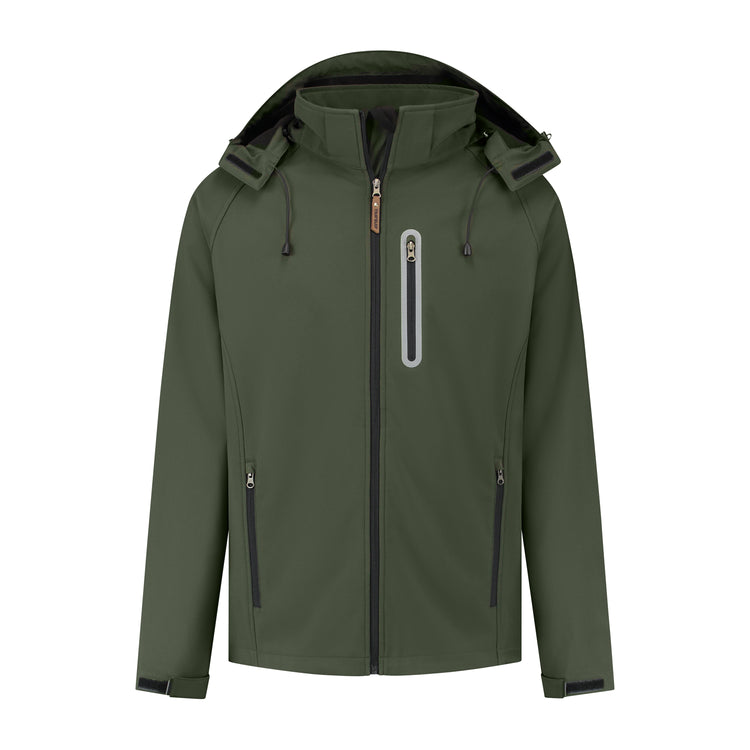 Tage - Softshell jacket - Men - Green F