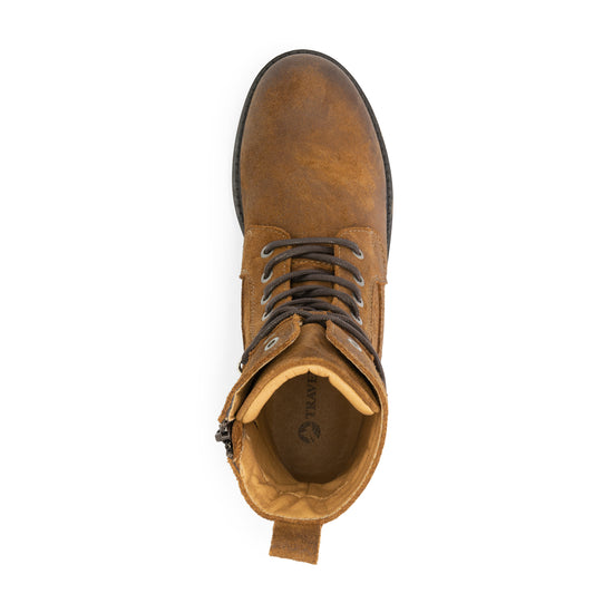 Kvistrup - Leather lace-up boots - Men - Cognac UPS