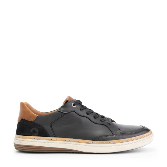 Rugby - Leather sneakers - Men - Black R