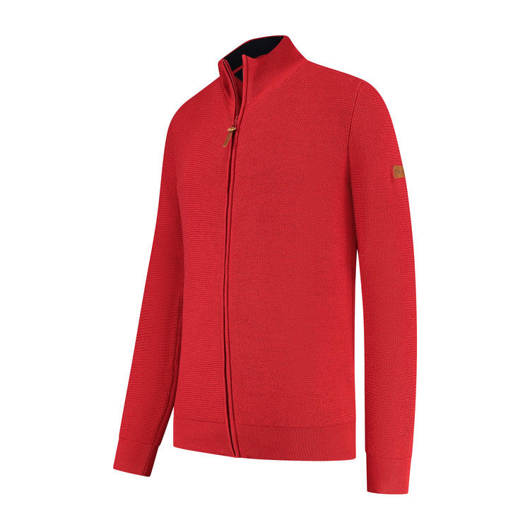 Lund - Cardigan - Men - Red FL