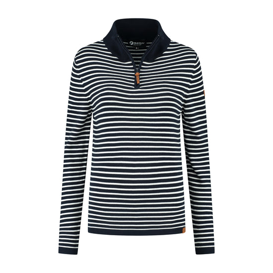 Nacka - Cotton jumper - Lady - Navy F