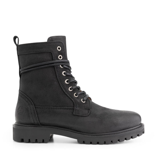 Kvistrup - Leather lace-up boots - Men - Black R