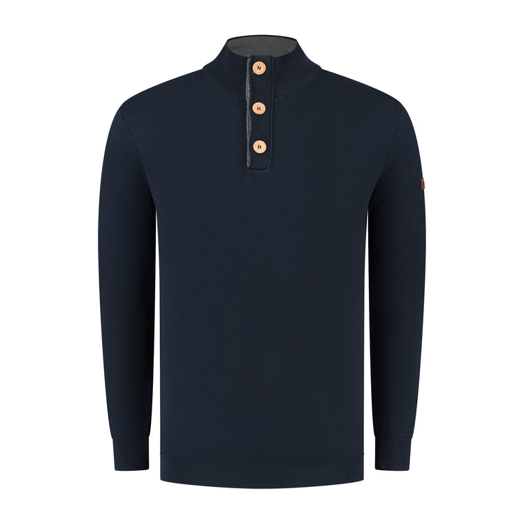 Torsvik - Sweater - Men - Navy F