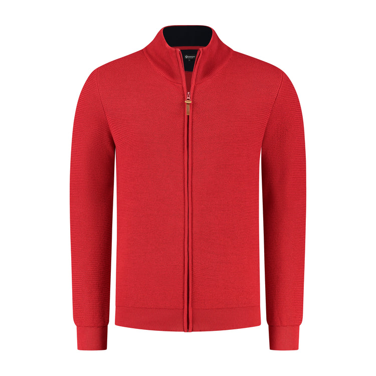 Lund - Cardigan - Men - Red F