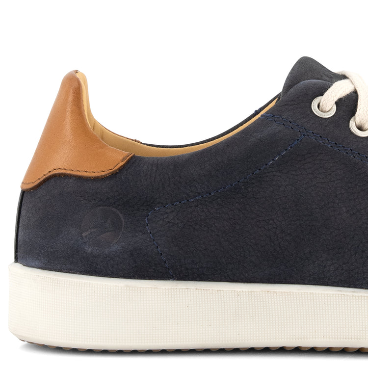 Metz - Leather sneaker - Lady - Blue DFH