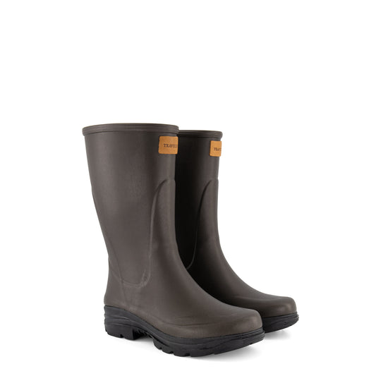 Dunas Mid calf rubber boots Lady Brown