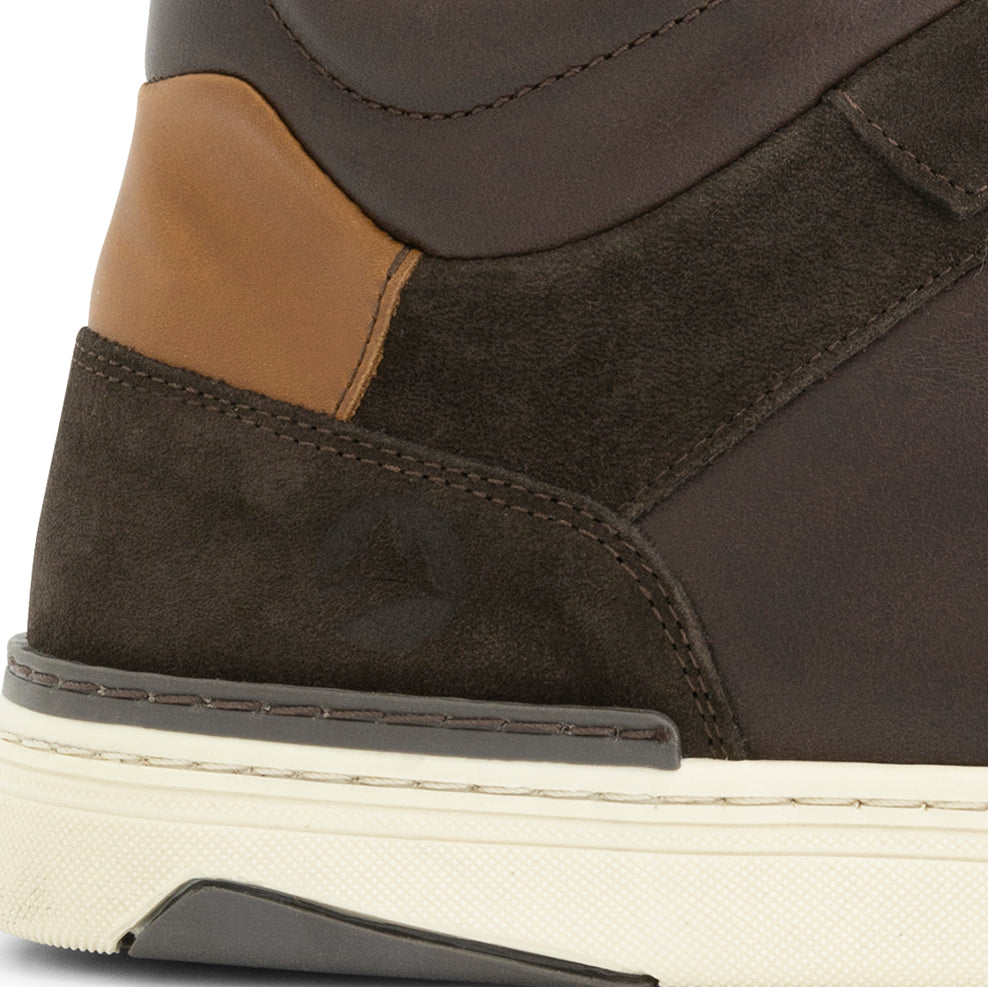 Moulton - Leather sneakers - Men - Brown DFH