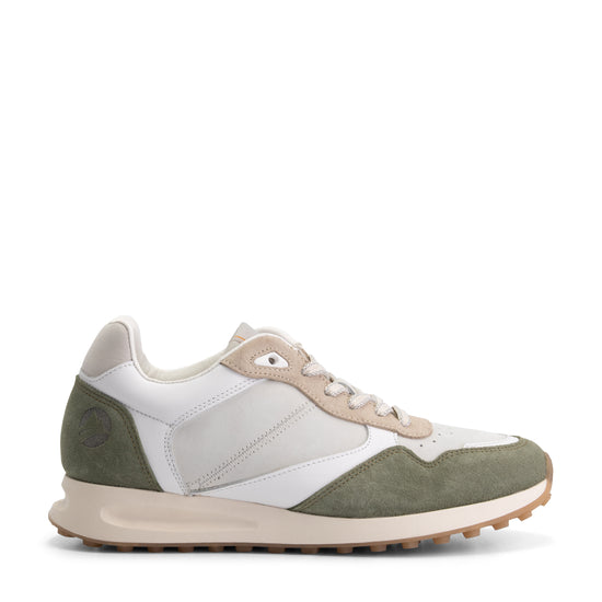 Crozon - Leather sneakers - Lady - Green R