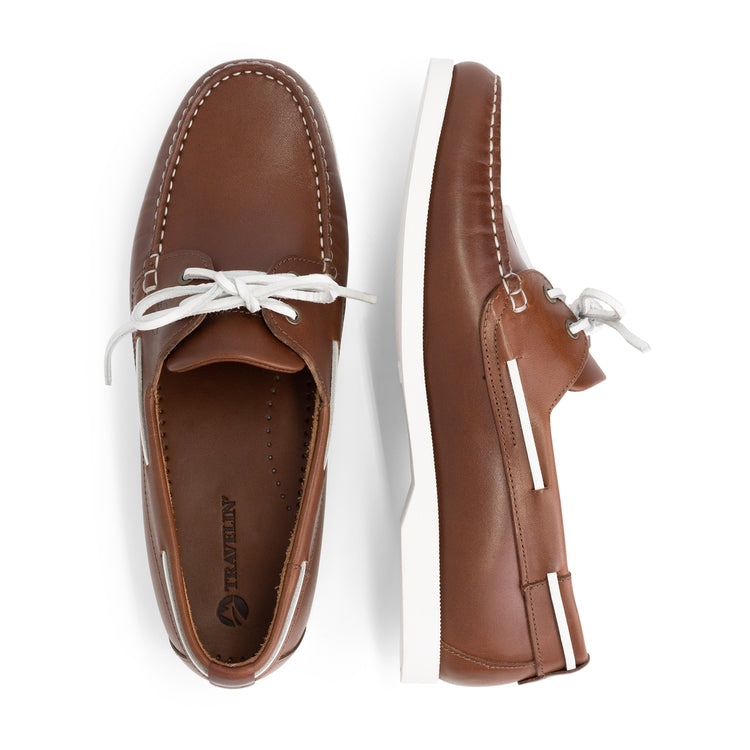 Exmouth - Boat shoes - Men - Cognac UPD